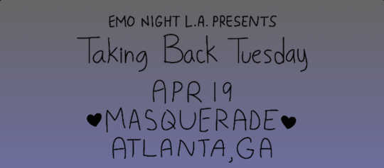 Show Review: Taking Back Tuesday 4/19